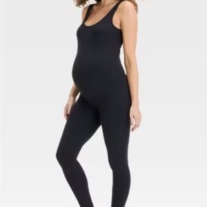 Black Maternity Jumpsuit